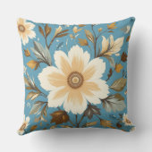 roombloem kussen (Achterkant)