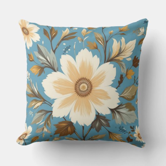 roombloem kussen (Voorkant)