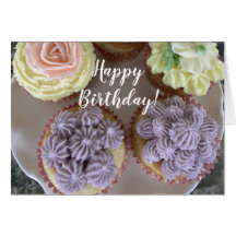 Roomboter Cupcakes Met Spuitwerk Voor Je Verjaarda
