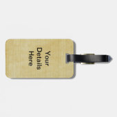  roomdikke kikker met Violin Bagagelabel (Achterkant horizontaal)