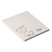 Roomgelukkige Kat Notitieblok (Schuin)