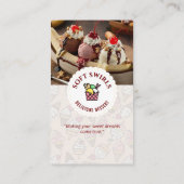 roomijsbedrijf | Heerlijke dessertcrème Visitekaartje (Achterkant)