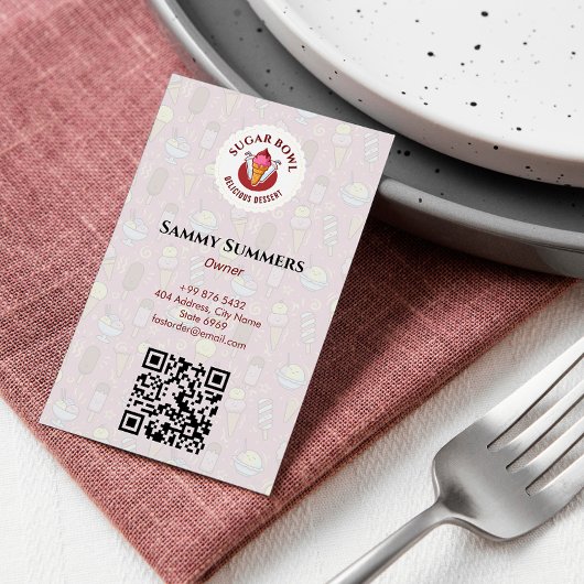 roomijsbedrijf | Heerlijke dessertsmaken Visitekaartje