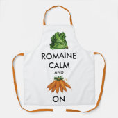 roomkalk en wortelsla schort (Voorkant)