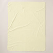 Roomkleur Sherpa Deken (Voorkant)
