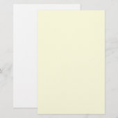 Roomkleurige banketbakkerswerk briefpapier (Voorkant / Achterkant)
