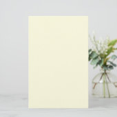 Roomkleurige banketbakkerswerk briefpapier (Staand voorkant)