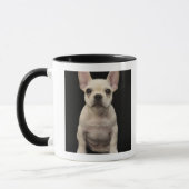 Roomkleurige Franse bulghpuppy Mok (Links)