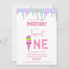 Roomkleurstoffen met zoete ijs, regenboogkleuren,  kaart