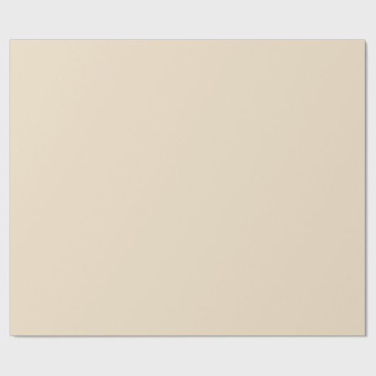 Roomlicht, licht beige cadeaupapier (Vlak)