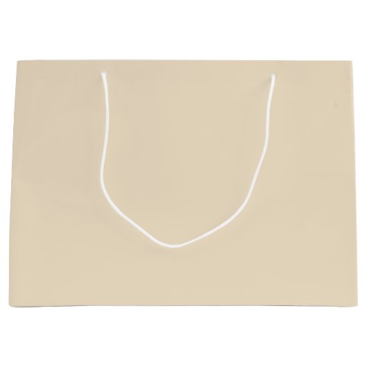 Roomlicht, licht beige groot cadeauzakje (Voorkant)