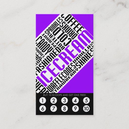 Roomloyaliteit (wordWEBs) Klantenkaartje (Voorkant)