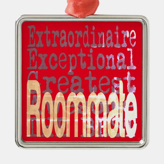 Roommate Extraordinaire Metalen Ornament (Voorkant)