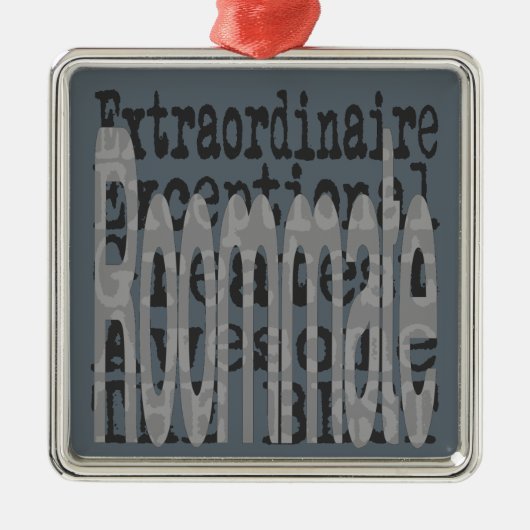 Roommate Extraordinaire Metalen Ornament (Voorkant)