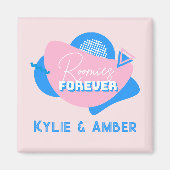 Roommate Gift Aangepaste naam "Roomies Forever" Re Magneet (Voorkant)