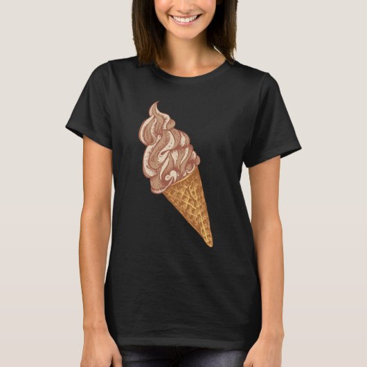  roommoe, crème, zomer t-shirt (Voorkant)