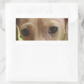 roomogen rechthoekige sticker (Tas)