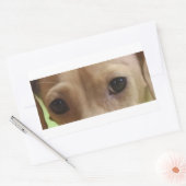 roomogen rechthoekige sticker (Envelop)