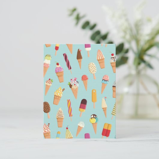 Roompastels Briefkaart (Staand voorkant)