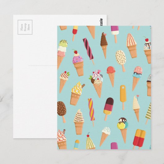 Roompastels Briefkaart (Voorkant / Achterkant)