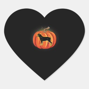 roompompoenhalloween costuum hondenliefhebber hart sticker
