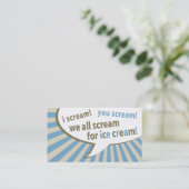  roomponskaart klantenkaartje (Staand voorkant)