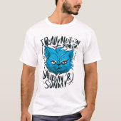 Roompy Cat Animal Quote T-shirt (Voorkant)
