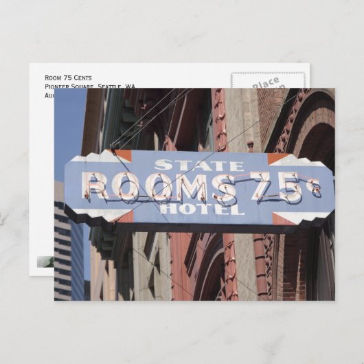 Rooms 75 cent briefkaart (Voorkant / Achterkant)