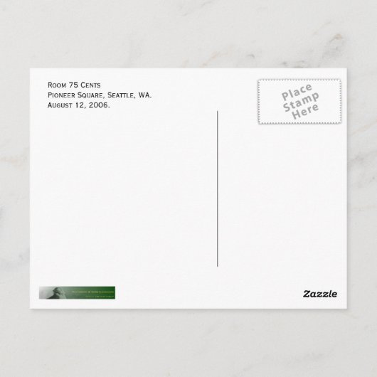 Rooms 75 cent briefkaart (Achterkant)