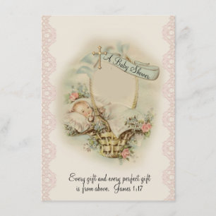 Rooms-katholiek Baby shower Kaart