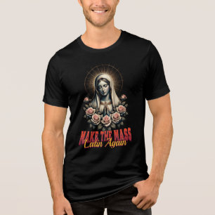 Rooms-katholiek maken het Massale Latijn weer Tri-Blend Shirt