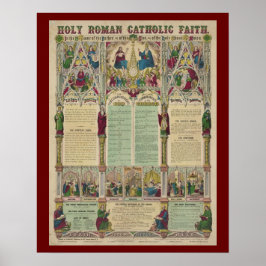 rooms-katholieke Faith Infografisch Poster