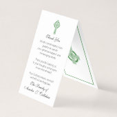 rooms-katholieke Funeral Irish Prayer Heilige Kaar Visitekaartje (Achterkant)