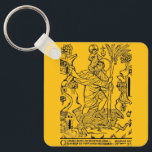 Rooms-katholieke heilige Christoffel Sleutelhanger<br><div class="desc">Christoffel wordt door verschillende christelijke denominaties vereerd als martelaar die werd gedood tijdens het bewind van de 3e-eeuwse Romeinse keizer Decius.</div>