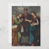 Rooms-katholieke Huwelijksmis Trouwplechtigheid Kaart (Achterkant)