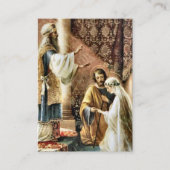 Rooms-Katholieke Kaart van het huwelijksgebed Plaatskaartje (Voorkant)