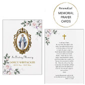 Rooms-Katholieke Maagd Maria Begrafenisgebed Kaart Plaatskaartje