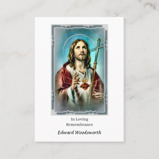 Rooms-Katholieke Memorial Foto Gebed Kaart Plaatskaartje (Voorkant)