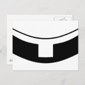 Rooms-katholieke priesterkraag briefkaart (Voorkant / Achterkant)