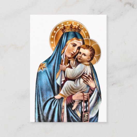 Rooms-Katholieke Zwangerschapsgebed Kaart Plaatskaartje (Voorkant)