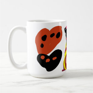 Roomsoe valentijnsdag dans koffiemok