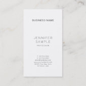 Roomvormig, dun design, professioneel vlak visitekaartje (Achterkant)