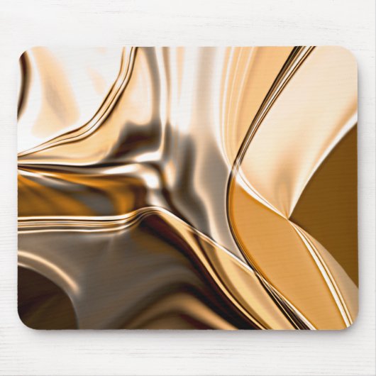 Roomvormig oranje tot bruin getwiste reflecterende muismat (Voorkant)