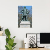 Roon-standbeeld in Berlijn Poster (Thuiskantoor)