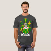 Rooney Coat of Arms Family Crest T-shirt (Voorkant volledig)