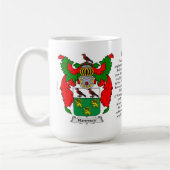 Rooney Family Coat of Arms Koffiemok (Links)