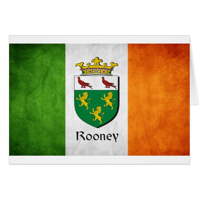 Rooney Irish Flag (Voorkant Horizontaal)