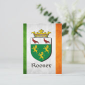 Rooney Irish Flag Briefkaart (Staand voorkant)