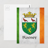 Rooney Irish Flag Briefkaart (Voorkant / Achterkant)
