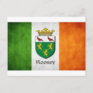 Rooney Irish Flag Briefkaart